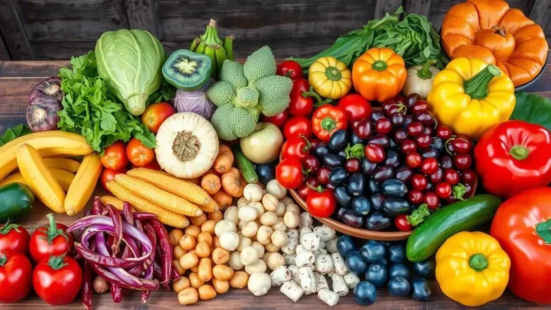 Cores e Sabor Natural: Explorando Frutas e Vegetais na Alimentação